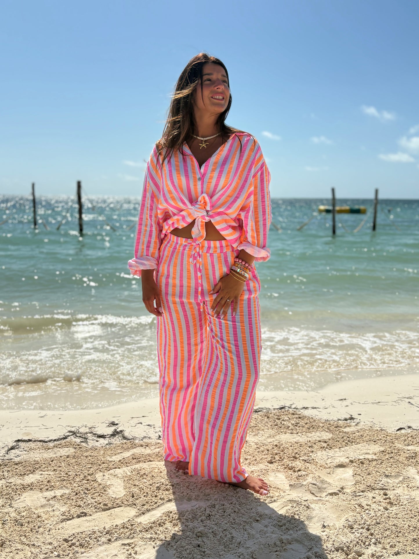 Ensemble Gaze de coton Lucia